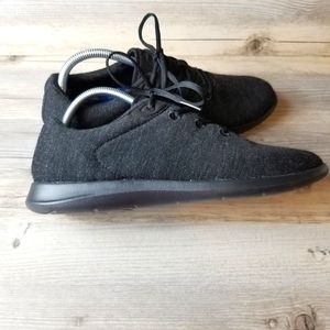 Merinos Black Lace Up Renewable Merino Wool Sneakers